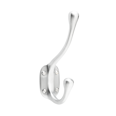 De Oude Deurklink Kapstokhaak mat nikkel De Oude Deurklink Kapstokhaak mat nikkel