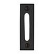 De Oude Deurklink Kozijnplaatje in mat zwart