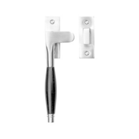 De Oude Deurklink Raamsluiting Deco ventilatiestand mat nikkel links kozijnhaakje De Oude Deurklink Raamsluiting Deco ventilatiestand mat nikkel links kozijnhaakje