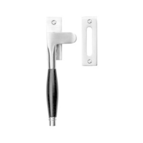 De Oude Deurklink Raamsluiting Deco ventilatiestand mat nikkel links kozijnplaatje De Oude Deurklink Raamsluiting Deco ventilatiestand mat nikkel links kozijnplaatje