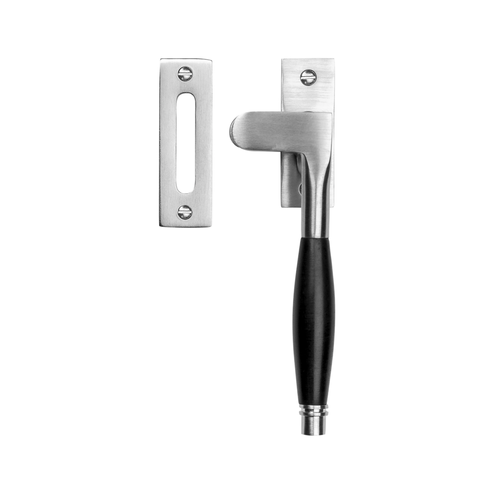 De Oude Deurklink Raamsluiting Deco ventilatiestand mat nikkel rechts kozijnplaatje De Oude Deurklink Raamsluiting Deco ventilatiestand mat nikkel rechts kozijnplaatje