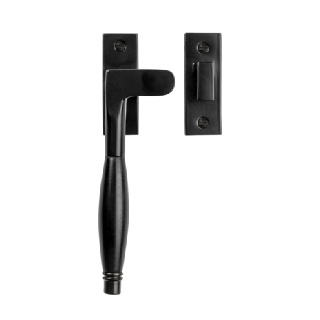 De Oude Deurklink Raamsluiting Deco ventilatiestand mat zwart links kozijnhaakje De Oude Deurklink Raamsluiting Deco ventilatiestand mat zwart links kozijnhaakje