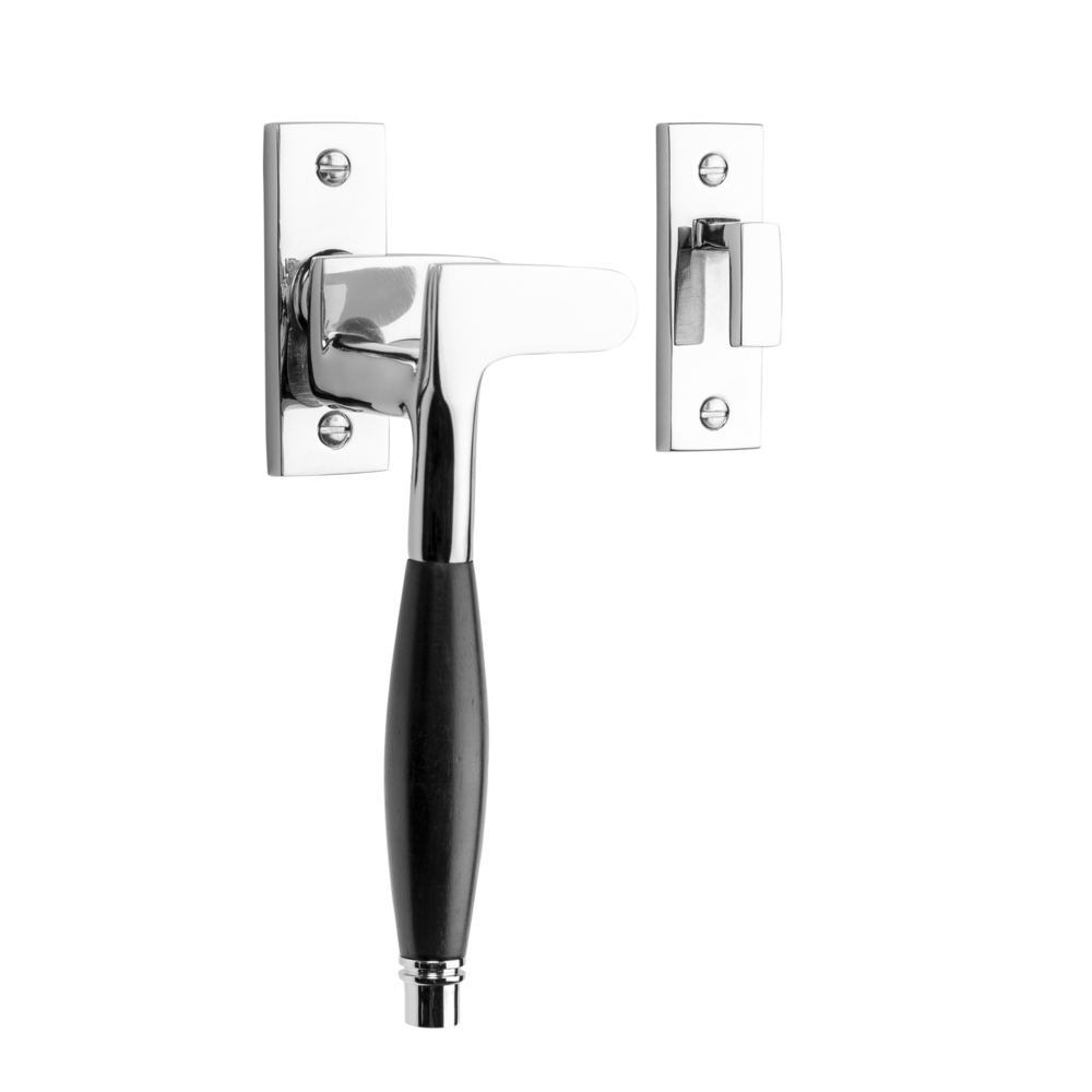 De Oude Deurklink Raamsluiting Deco ventilatiestand nikkel links kozijnhaakje De Oude Deurklink Raamsluiting Deco ventilatiestand nikkel links kozijnhaakje