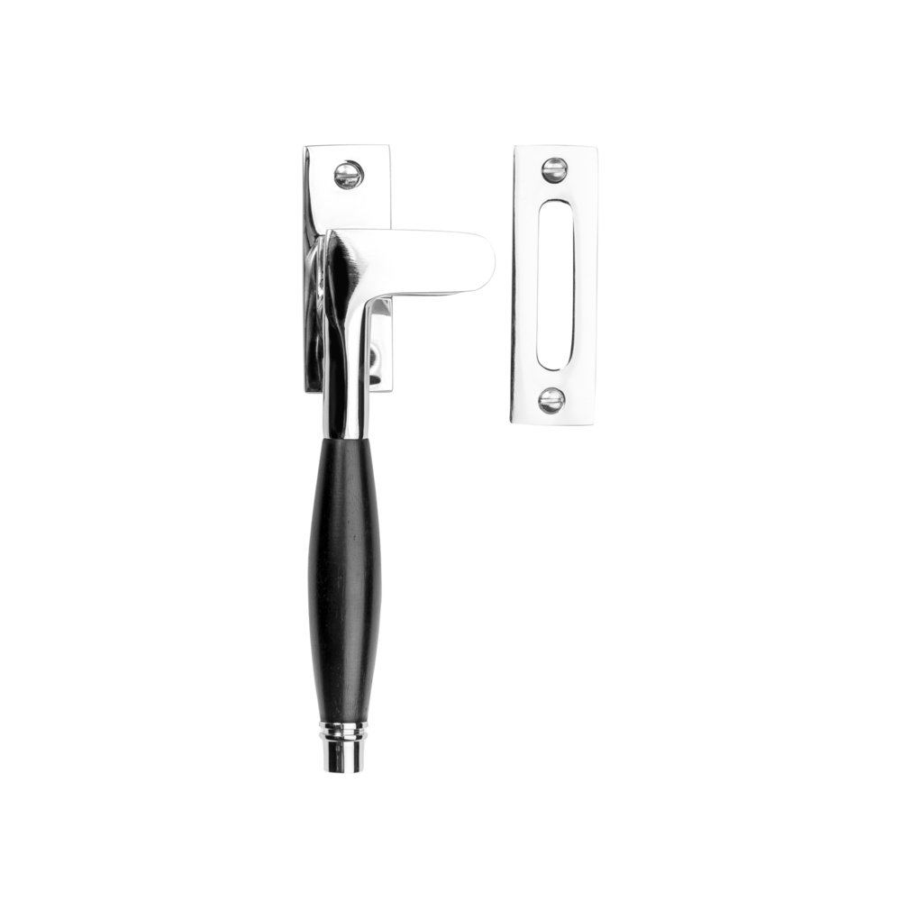 De Oude Deurklink Raamsluiting Deco ventilatiestand nikkel links kozijnplaatje De Oude Deurklink Raamsluiting Deco ventilatiestand nikkel links kozijnplaatje