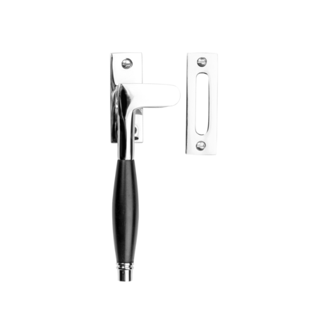 De Oude Deurklink Raamsluiting Deco ventilatiestand nikkel links kozijnplaatje De Oude Deurklink Raamsluiting Deco ventilatiestand nikkel links kozijnplaatje