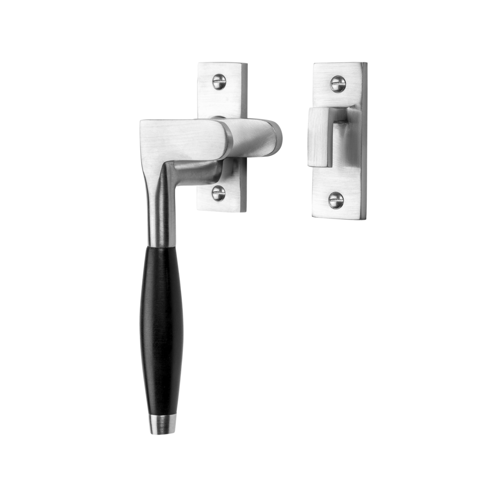 De Oude Deurklink Raamsluiting Klassiek ventilatiestand mat nikkel links kozijnhaakje De Oude Deurklink Raamsluiting Klassiek ventilatiestand mat nikkel links kozijnhaakje