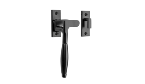 De Oude Deurklink Raamsluiting Klassiek ventilatiestand mat zwart links kozijnhaakje De Oude Deurklink Raamsluiting Klassiek ventilatiestand mat zwart links kozijnhaakje