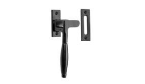 De Oude Deurklink Raamsluiting Klassiek ventilatiestand mat zwart links kozijnplaatje De Oude Deurklink Raamsluiting Klassiek ventilatiestand mat zwart links kozijnplaatje