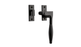 De Oude Deurklink Raamsluiting Klassiek ventilatiestand mat zwart rechts kozijnhaakje De Oude Deurklink Raamsluiting Klassiek ventilatiestand mat zwart rechts kozijnhaakje