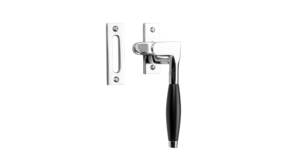 De Oude Deurklink Raamsluiting Klassiek ventilatiestand nikkel rechts kozijnplaatje De Oude Deurklink Raamsluiting Klassiek ventilatiestand nikkel rechts kozijnplaatje