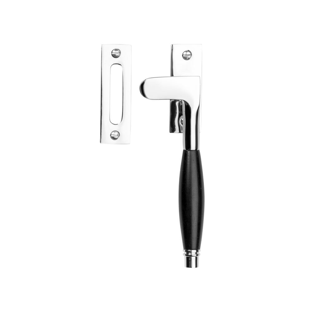 De Oude Deurklink Raamsluiting Klassiek ventilatiestand nikkel rechts kozijnplaatje