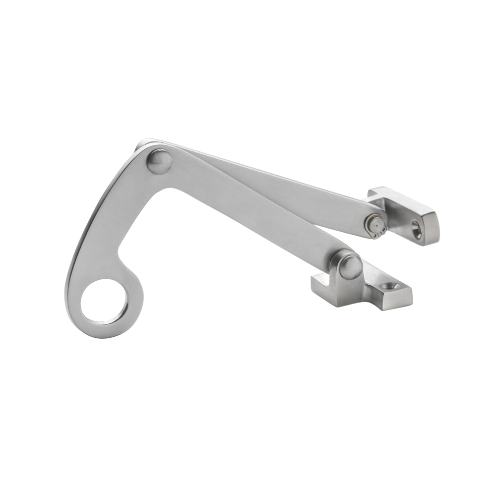 De Oude Deurklink Raamuitzetter bovenraam - mat nikkel De Oude Deurklink Raamuitzetter bovenraam - mat nikkel