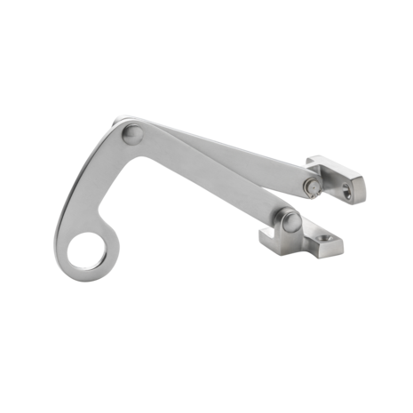 De Oude Deurklink Raamuitzetter bovenraam - mat nikkel De Oude Deurklink Raamuitzetter bovenraam - mat nikkel