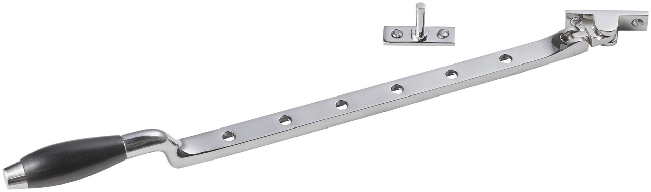 De Oude Deurklink Raamuitzetter Klassiek in glanzend nikkel De Oude Deurklink Raamuitzetter Klassiek in glanzend nikkel