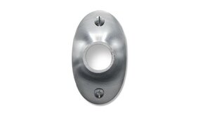 De Oude Deurklink Rozet - Ovaal mat nikkel De Oude Deurklink Rozet - Ovaal mat nikkel