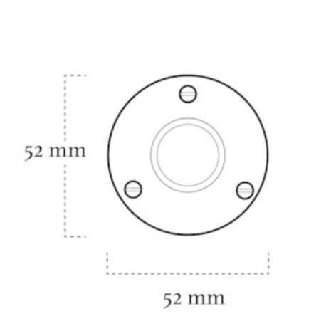 De Oude Deurklink Rozet - Rond nikkel De Oude Deurklink Rozet - Rond nikkel