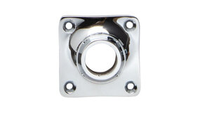 De Oude Deurklink Rozet - Vierkant glanzend Nikkel