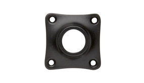 De Oude Deurklink Rozet - Vierkant mat zwart