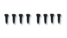 De Oude Deurklink Schroevenset - mat zwart