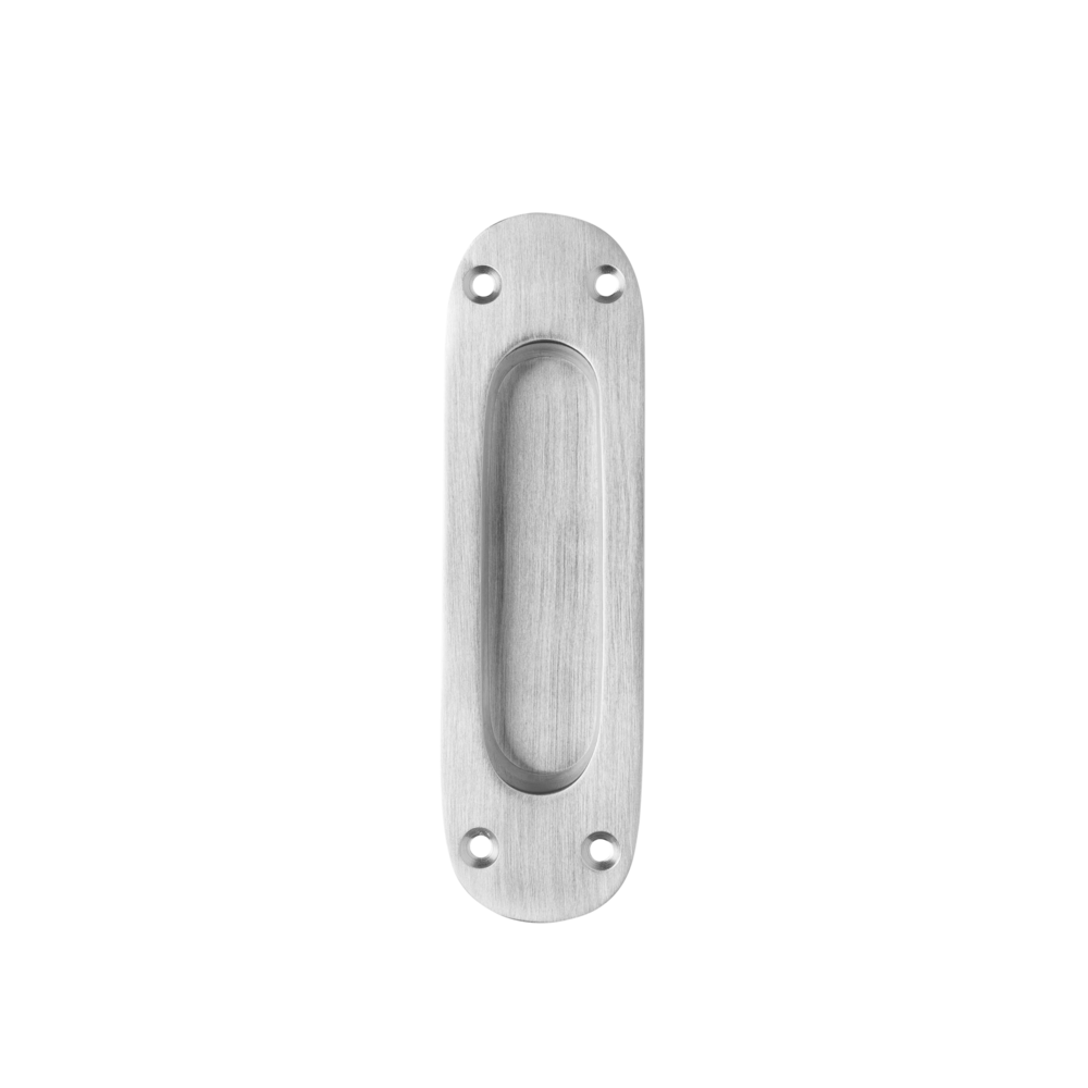 Mooi Deurbeslag Schuifdeurkom Presa mat nikkel rond