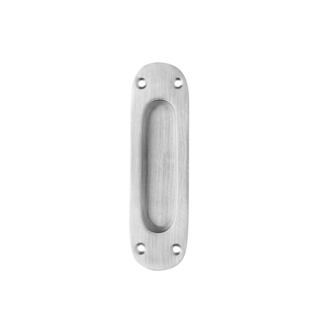 Mooi Deurbeslag Schuifdeurkom Presa mat nikkel rond