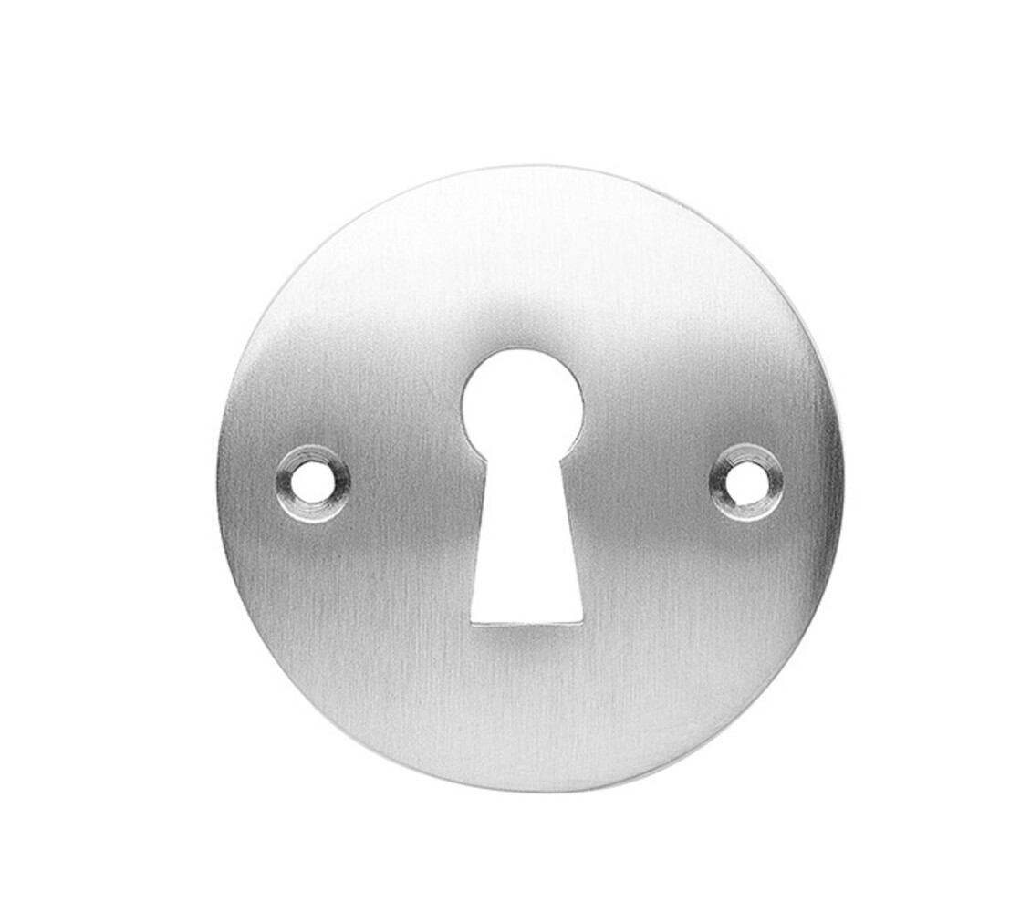 De Oude Deurklink Sleutelrozet rond mat geborsteld nikkel