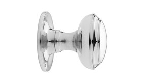 De Oude Deurklink Deurknop 55mm - Rond nikkel