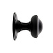 De Oude Deurklink Deurknop 80mm - Rond draaibaar zwart De Oude Deurklink Deurknop 80mm - Rond draaibaar zwart