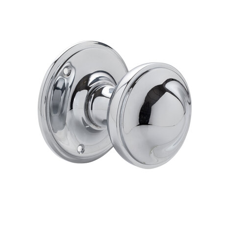 De Oude Deurklink Deurknop 80mm - Rond nikkel