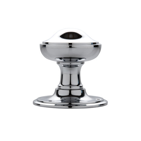 De Oude Deurklink Deurknop 80mm - Rond nikkel