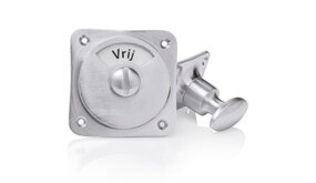 De Oude Deurklink WC slot - Draaiknop vrij-bezet mat nikkel De Oude Deurklink WC slot - Draaiknop vrij-bezet mat nikkel