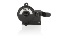 De Oude Deurklink WC Slot - Hendel vrij-bezet mat zwart De Oude Deurklink WC Slot - Hendel vrij-bezet mat zwart