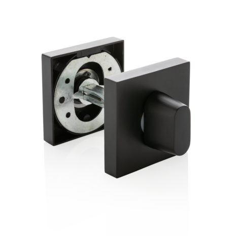 Mooi Deurbeslag Nova21 deurklink in mat zwart met WC slot