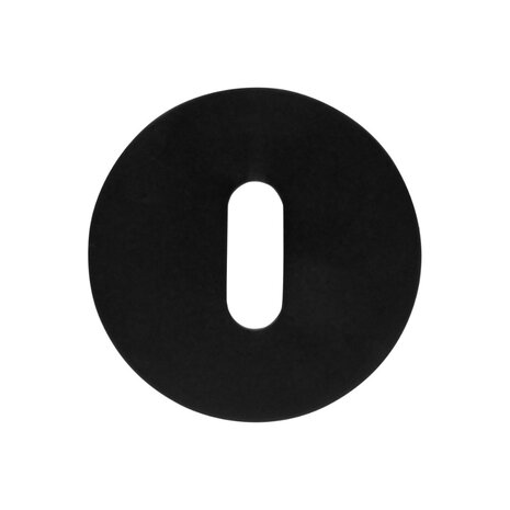 Mooi Deurbeslag - Mat zwarte Deurklink Modern rond met ronde sleutelrozetten Mooi Deurbeslag - Mat zwarte Deurklink Modern rond met ronde sleutelrozetten