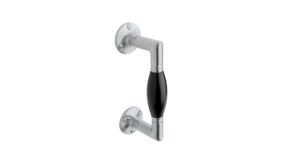 De Oude Deurklink Handgreep klein ronde rozetten - mat nikkel De Oude Deurklink Handgreep klein ronde rozetten - mat nikkel