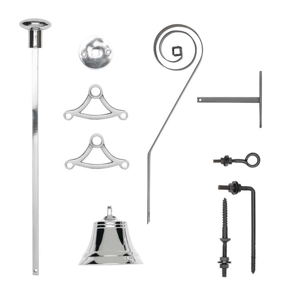 De Oude Deurklink Trekbel nikkel De Oude Deurklink Trekbel nikkel