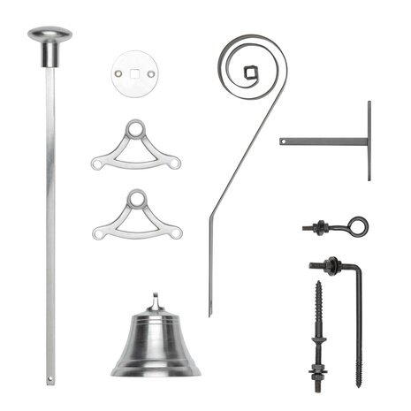 De Oude Deurklink Trekbel mat nikkel De Oude Deurklink Trekbel mat nikkel