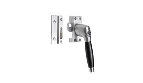 De Oude Deurklink Raamsluiting mat nikkel met slot Deco rechts De Oude Deurklink Raamsluiting mat nikkel met slot Deco rechts