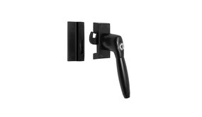 De Oude Deurklink Raamsluiting zwart met slot Klassiek rechts De Oude Deurklink Raamsluiting zwart met slot Klassiek rechts