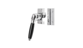 De Oude Deurklink Raamsluiting nikkel met slot Klassiek links De Oude Deurklink Raamsluiting nikkel met slot Klassiek links