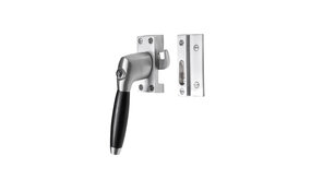 De Oude Deurklink Raamsluiting mat nikkel met slot Klassiek links De Oude Deurklink Raamsluiting mat nikkel met slot Klassiek links