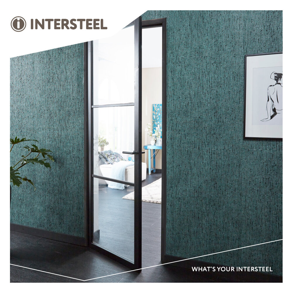 Intersteel Deurklink Jura met minimalistische rozet mat zwart