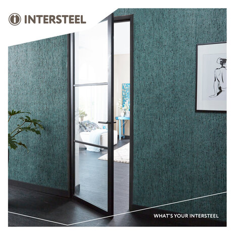 Intersteel Deurklink Jura met minimalistische rozet mat zwart