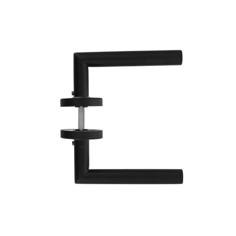 Intersteel Deurklink Jura op rozet mat zwart RVS Intersteel Deurklink Jura op rozet mat zwart RVS