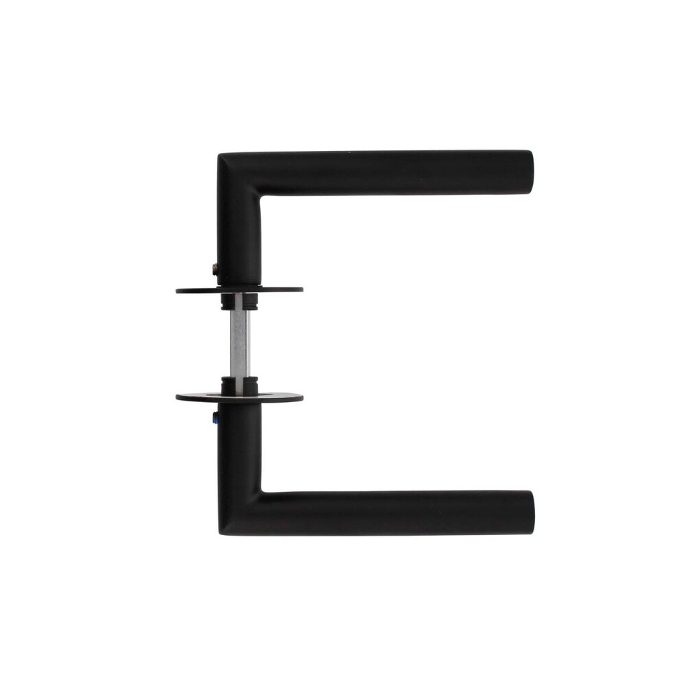 Intersteel Deurklink Jura met zelfklevend rozet mat zwart