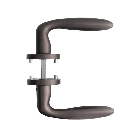 Intersteel Deurklink Jupiter op rozet antraciet grijs