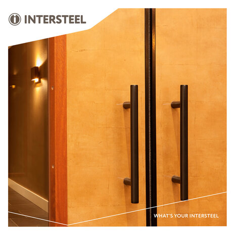 Intersteel Deurgreep T-model 20mmx300mm mat zwart Intersteel Deurgreep T-model 20mmx300mm mat zwart