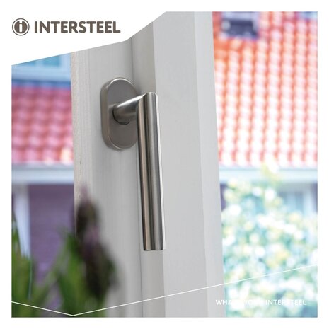 Intersteel Raamsluiting Hoek 90 graden geborsteld RVS Intersteel Raamsluiting Hoek 90 graden geborsteld RVS