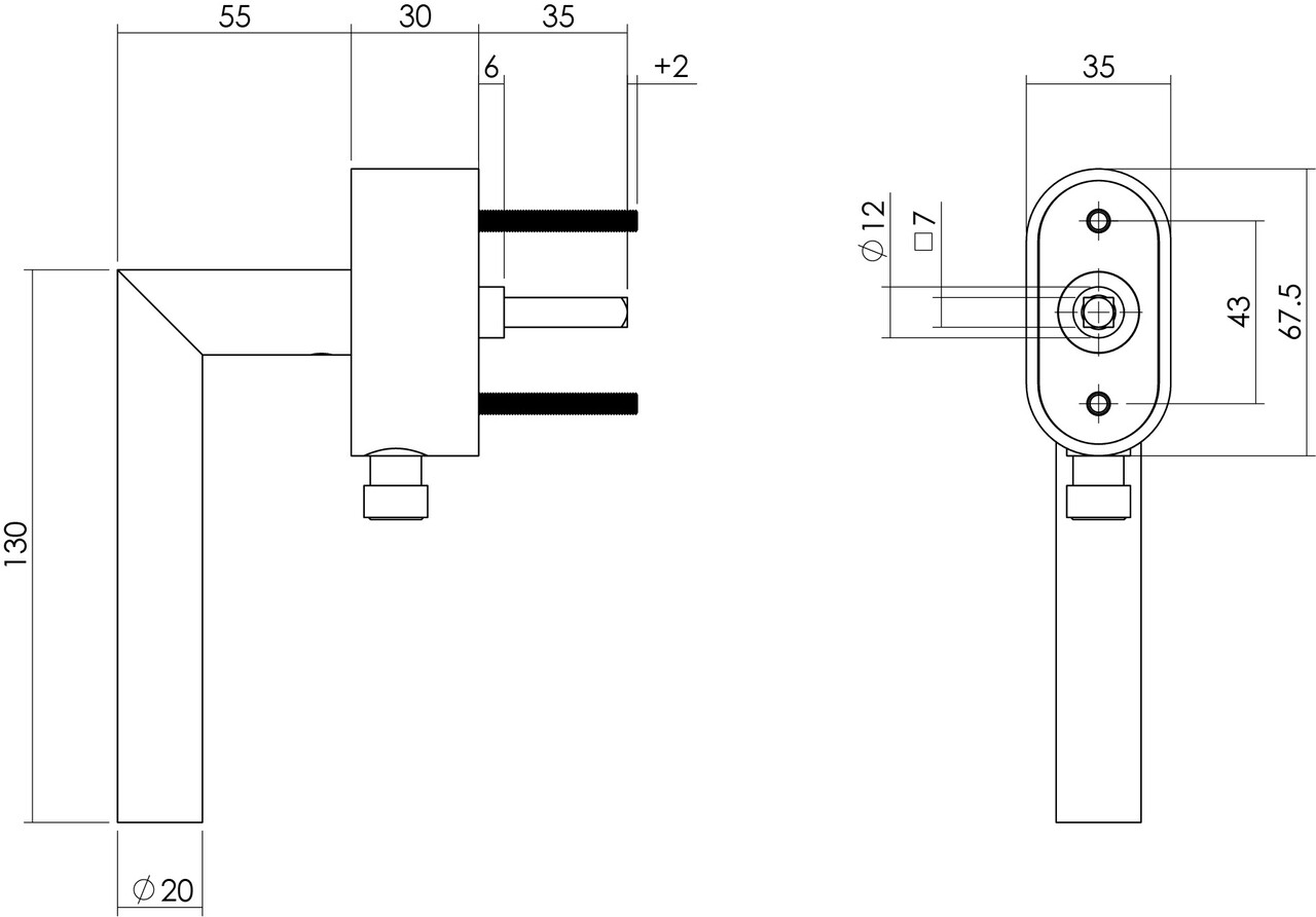 Intersteel Afsluitbare raamsluiting hoek 90 graden ovale rozet met stift 35mm geborsteld RVS SKG3 Intersteel Afsluitbare raamsluiting hoek 90 graden ovale rozet met stift 35mm geborsteld RVS SKG3