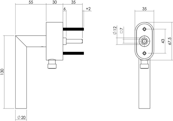 Intersteel Afsluitbare raamsluiting hoek 90 graden ovale rozet met stift 35mm geborsteld RVS SKG3 Intersteel Afsluitbare raamsluiting hoek 90 graden ovale rozet met stift 35mm geborsteld RVS SKG3